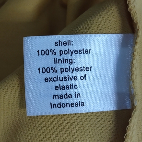 Lane Bryant Midi Dress Plus Size 18 Gold White Polka Dot high Low Sleeveless NWT - Picture 10 of 10